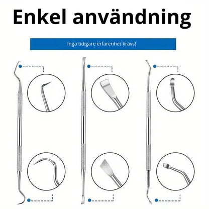 Tandstensskrapa 3 sets för hund och katt - Djurslottet