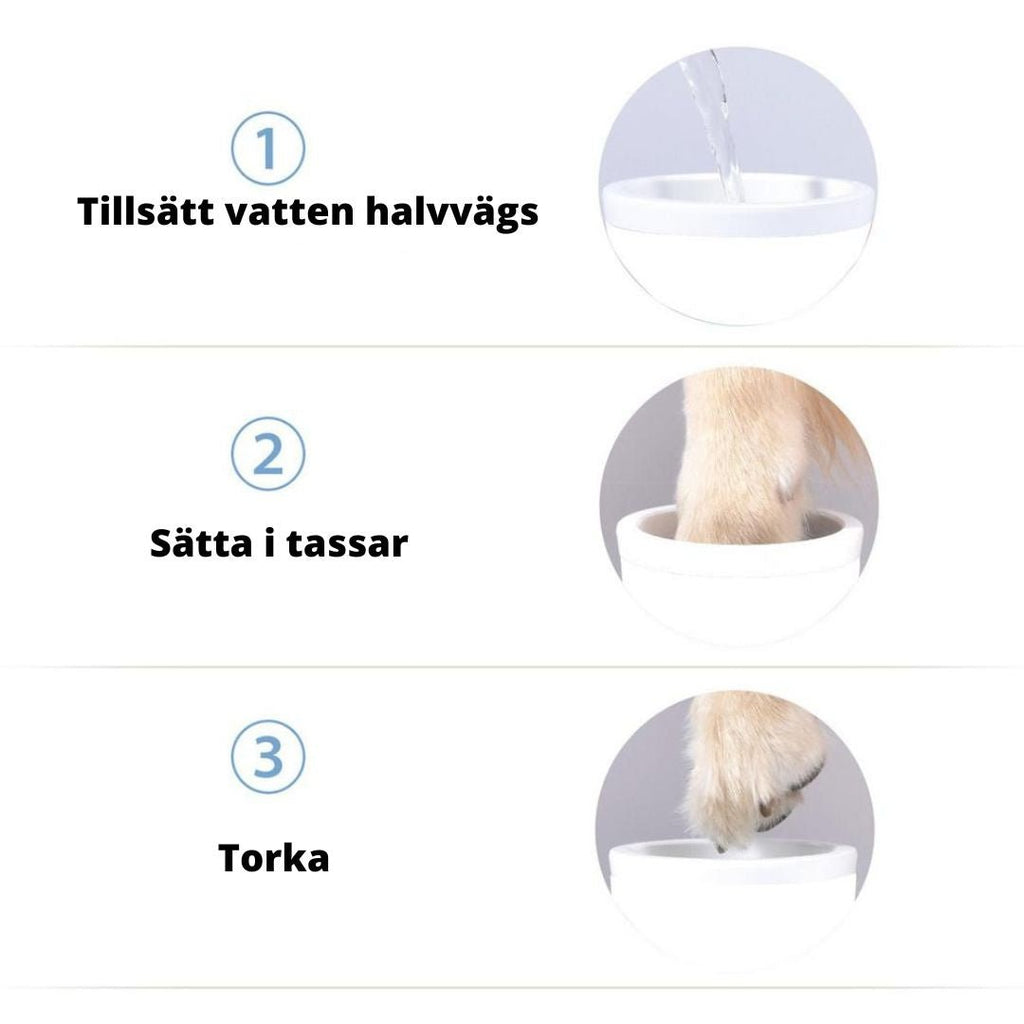 Tassrengörare Hund, 
Portabel Tassrengörare Hund, Tassrengörare - Djurslottet